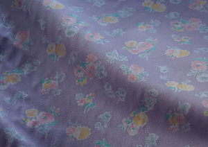 NEW COTTON FLORAL LAVENDER PRINT